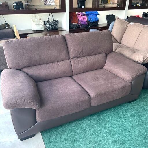 ニトリ NITORI 2人掛けソファー ウォール3KD ダークブラウン DBR 札幌市内配送可 札幌 東区