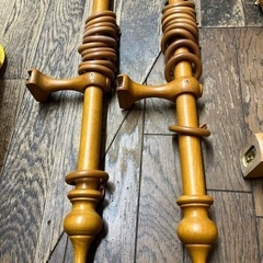 カーテンレール　ウッド　2本セット