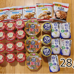 カップ麺等　28点
