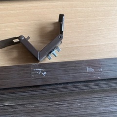 ニトリ　ダークブラウン　ブラインドの画像