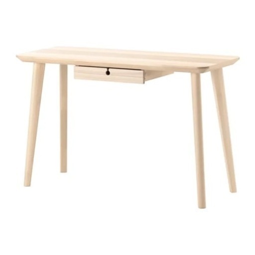 激安‼️ IKEA LISABO リーサボー デスク, アッシュ材突き板