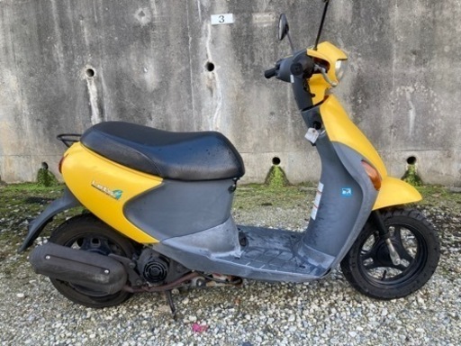 レッツ４ インジェクション実働車エンジン音少し高め。