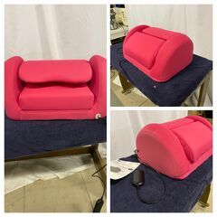 (売約済み)芦屋美整体 骨盤スリム3Dエアー CY1125-1704 ピンク 骨盤矯正 スタイル引き締め効果 美容健康 マッサージ機の画像