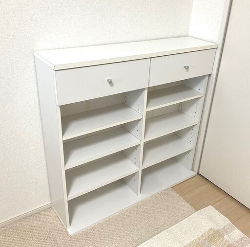 【美品】スリム収納　引き出し付き
