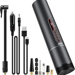 電動 エアーコンプレッサー 6600mAh 空気入れ 電動エアーポンプ