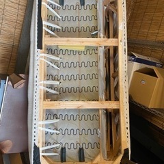 ニトリ　3人用布張りソファ　【訳あり特価】の画像