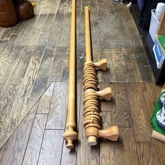 カーテンレール　ウッド　オシャレ