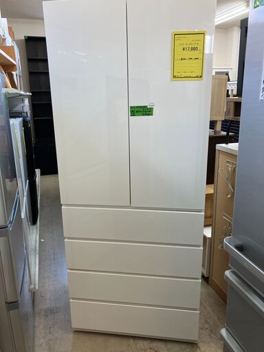 ニトリ ブレザーチェスト 上置きセット ポルテ80 ワードローブ キャビネット ラック チェスト 洋服タンス 押入れ収納 収納家具 たんす クローゼット おしゃれ ホワイト 幅80cm  クリーニング済 堺市 石津【ジャングルジャングルサカイ石津店】