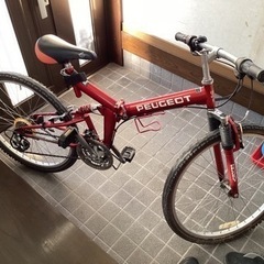 プジョー　コカコーラ　折りたたみ自転車