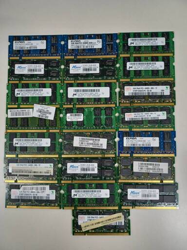 中古メモリまとめ売り！2GB×22 計44GB /PCパーツ