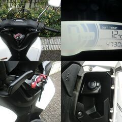 ★普通免許仕様トリシティ155ABS 特注合金削出ワイドトレッド 4.7万km台★東京/大田区【下取OK】の画像