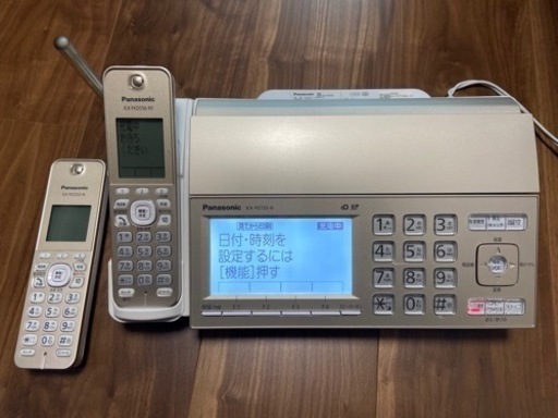 USED パナソニック　デジタルコードレス普通紙ファクス