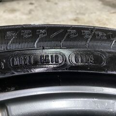 255/55R18　ホイール付タイヤ4本セット　グッドイヤー　マッドアンドスノー　ランフラット　山あり　VW トゥアレグ、アウディ Q7などに！　の画像