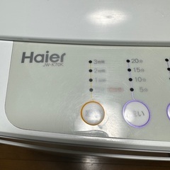 haier washing machineの画像