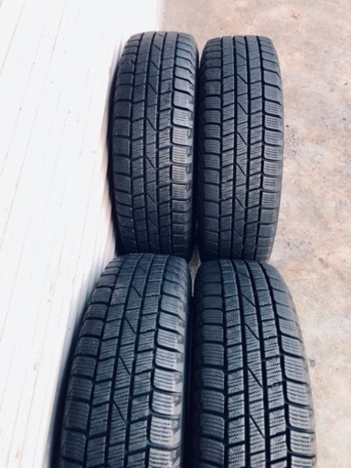 冬タイヤ 155/65R14 軽自動車コンパクトカー用ホイール付スタッドレス バリ山4本組