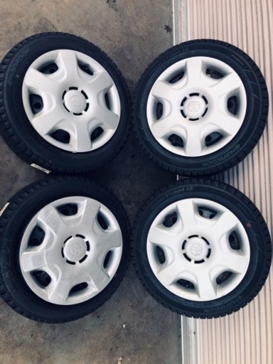 冬タイヤ 155/65R14 軽自動車コンパクトカー用ホイール付スタッドレス バリ山4本組