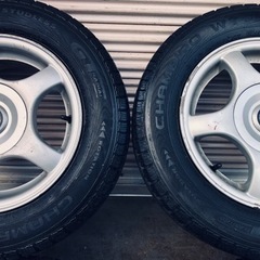 冬タイヤ 165/70R13 軽自動車コンパクトカー旧車用アルミ付きスタッドレス4本組の画像