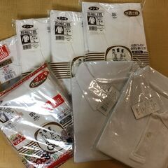 未使用肌着、半袖ポロシャツ