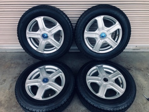 冬タイヤ 175/70R14 軽自動車旧車用アルミ付スタッドレス4本組