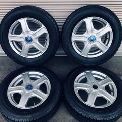 冬タイヤ 175/70R14 軽自動車旧車用アルミ付スタッドレス4本組
