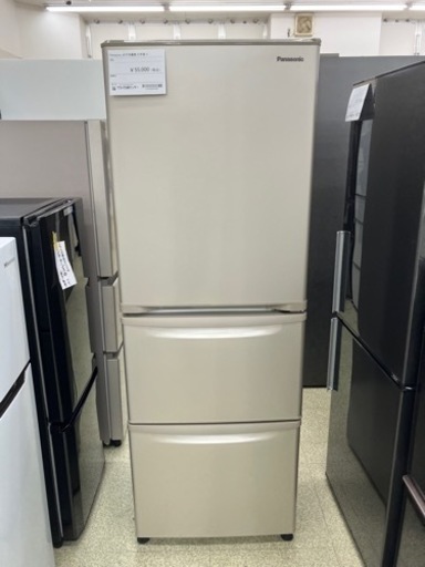 Panasonic 3ドア冷蔵庫 21年製 335L   TJ414