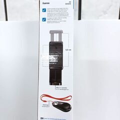 hama 軽量三脚スタンド リモコン付/スマホ・一眼レフ対応 自撮り棒の画像