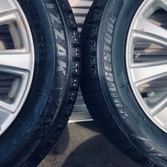 冬タイヤ 155/65R13 軽自動車用アルミ付きスタッドレス 4本組の画像