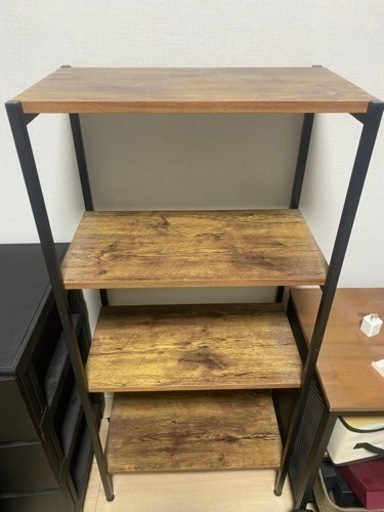 値下げしました！【中古】4段棚