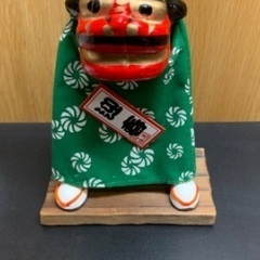 正月　飾り　置物　獅子舞　10cm