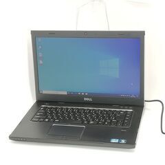 保証付 15.6型 ノートパソコン DELL VOSTRO 3550 中古美品 第2世代Core i5 4GB DVDRW 無線 Wi-Fi Bluetooth カメラ Windows10 Office