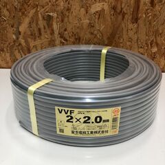 未使用品！ 富士電線 VVFケーブル 平形 100m巻 2×2....