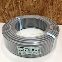 未使用品！ 富士電線 VVFケーブル 平形 100m巻 2×1....