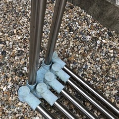 布団干しの画像