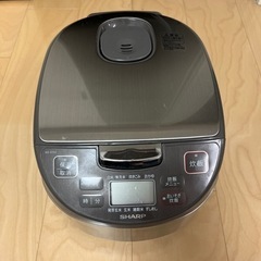 ※お譲り先決定　炊飯器　シャープ製　2016年製