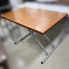 J2016 ニトリ NITORI  昇降ダイニングテーブル アクティブ ウォルナット 新品参考価格49,900円 クリーニング済み