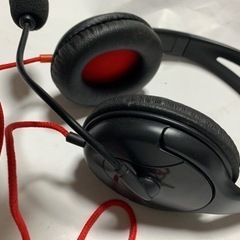 ELECOM 4極ヘッドセットマイクロフォン 両耳オーバーヘッド の画像