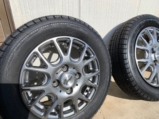 バリ山！スタッドレス155/65R13×アルミ4穴PCD100