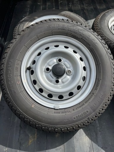 ダイハツ　ハイゼット　純正　鉄チン　12インチ　新車外し　4本