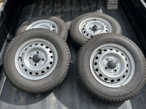 ダイハツ　ハイゼット　純正　鉄チン　12インチ　新車外し　4本