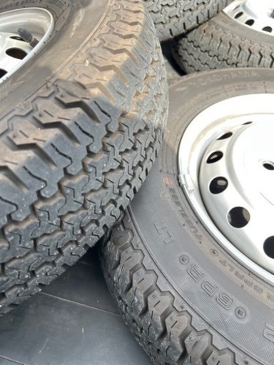 ダイハツ　ハイゼット　純正　鉄チン　12インチ　新車外し　4本