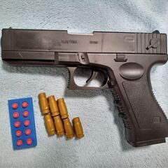 排莢式GLOCK風ハンドガン（スポンジ弾付）