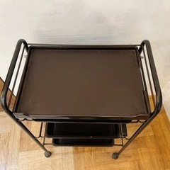 美容室ワゴン4段★ブラウンの画像