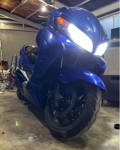 スカイウェイブ250 スカブ　エアサス　書類あり