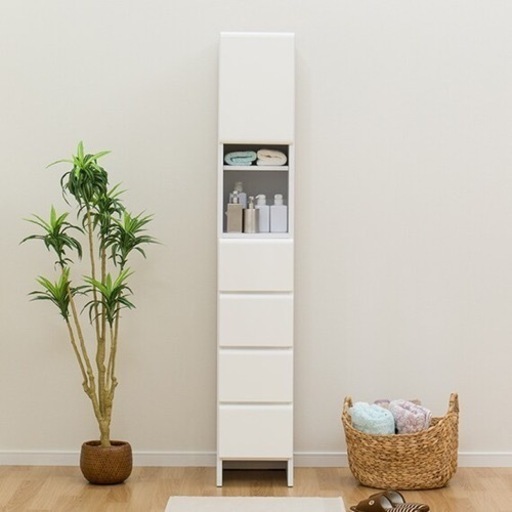 隙間収納　鏡面　ニトリ　幅30cm フロンティア