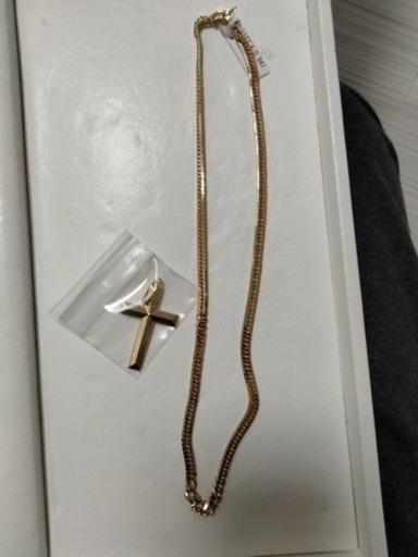 喜平ネックレス18k 31g クロスペンダント3.2g