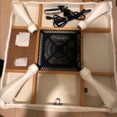 希少[ロココ調脚の]こたつテーブル