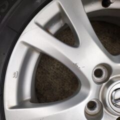 マツダ　アクセラ　タイヤ付き純正アルミホイール　205/60R1...