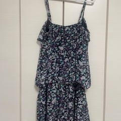 来月処分★オールインワン　花柄　Lの画像