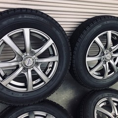 冬タイヤ 145/80R13 軽自動車用アルミ付きスタッドレス 4本組の画像