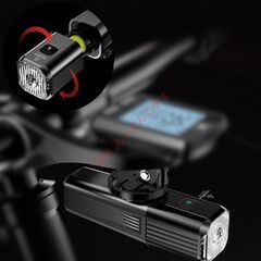 【予備電池付】 新品 TOWILD BR800 自転車用 LEDライト 上下取付可の画像